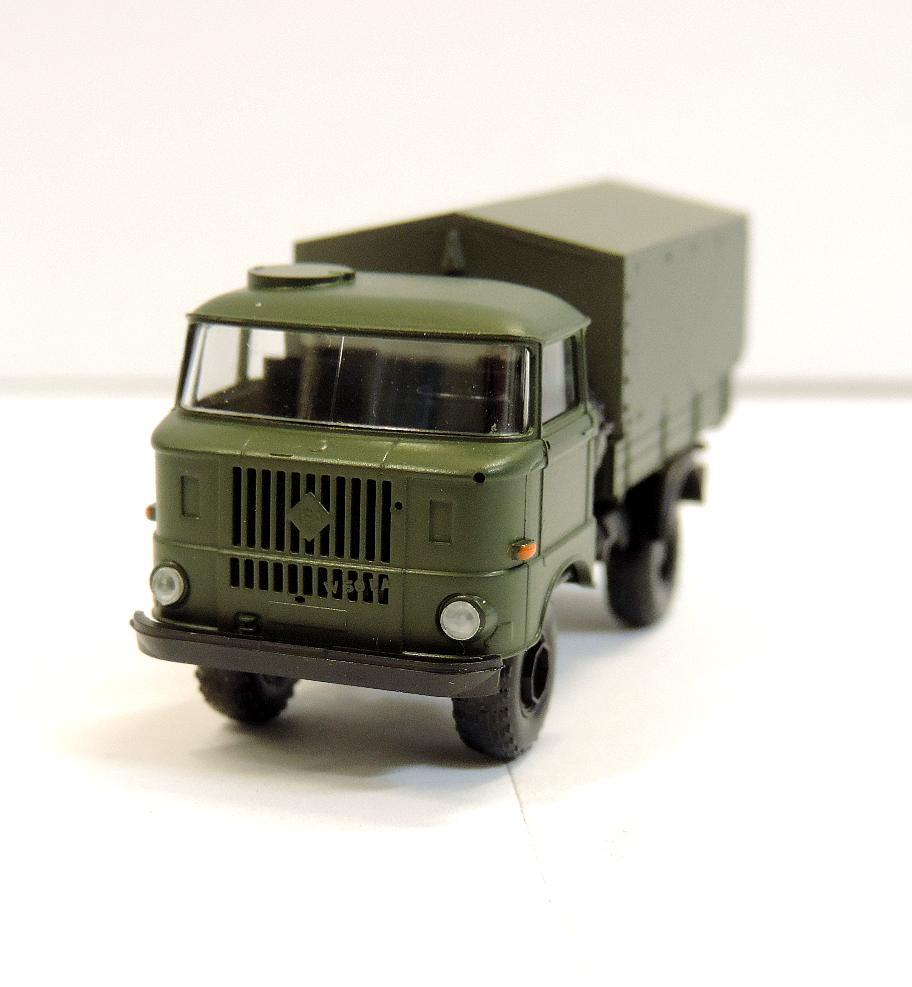 Hädl 124058 IFA W50LA/A, kurze Pritsche/Plane, Ballonr?der