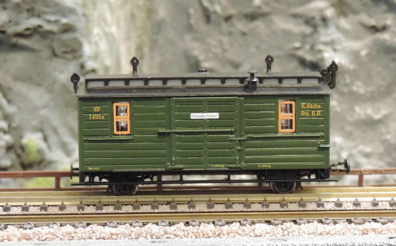 Pmt 53210 Oberlicht-Packwagen 1495K (IK-Zug) K.Sächs.Sts.E.B.