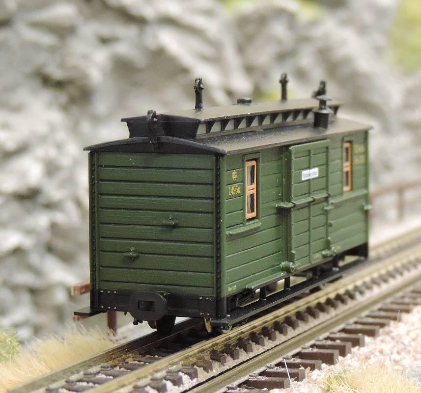 Pmt 53210 Oberlicht-Packwagen 1495K (IK-Zug) K.Sächs.Sts.E.B.