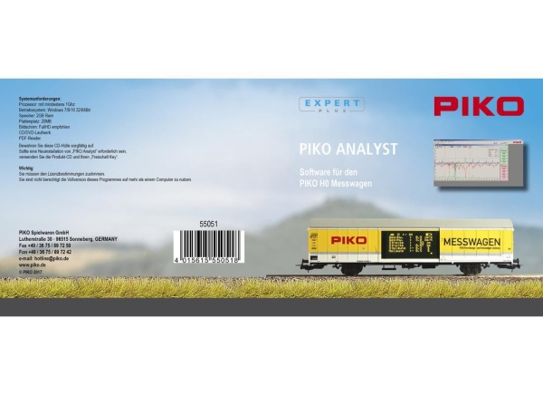 Piko 55051 Software für Messwagen