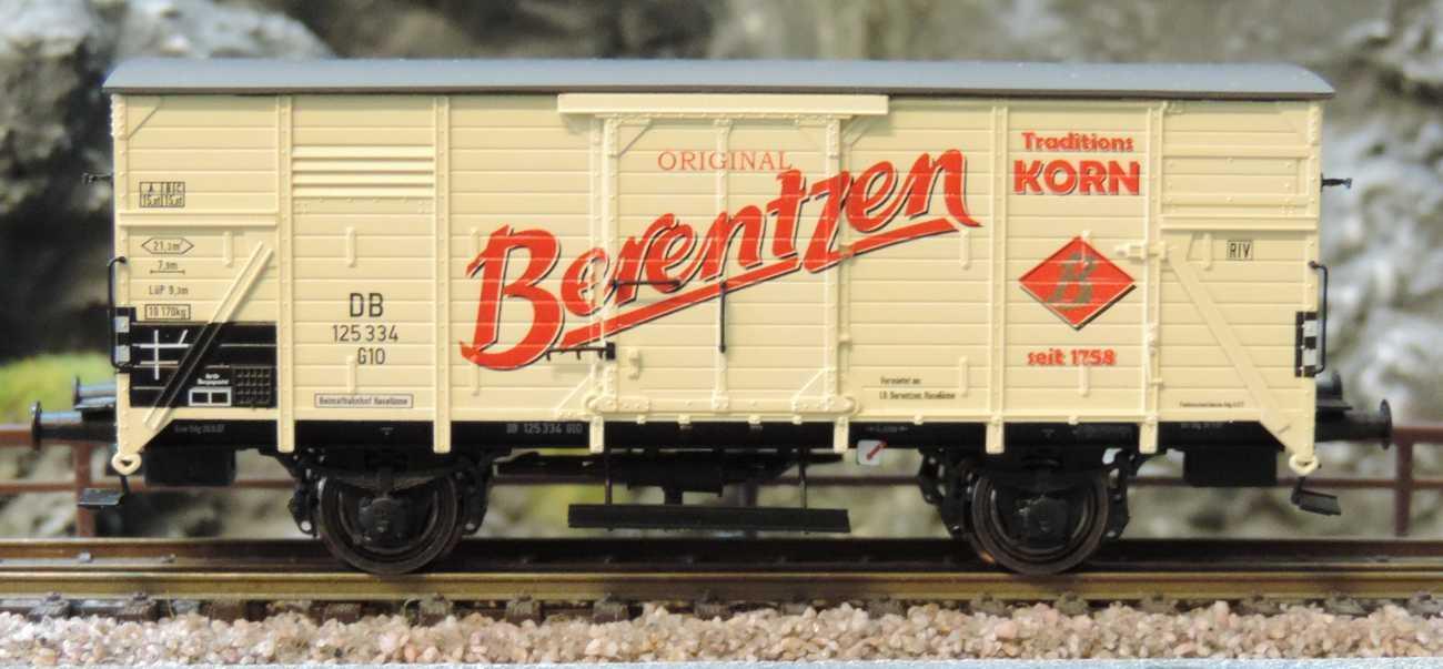Brawa 49045 Gedeckter Güterwagen G10 ?Berentzen Traditionskorn? der DB