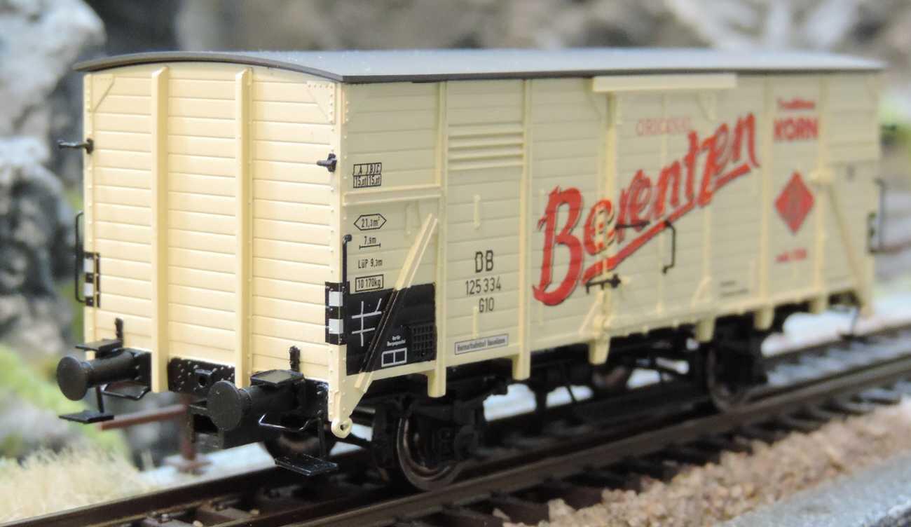 Brawa 49045 Gedeckter Güterwagen G10 ?Berentzen Traditionskorn? der DB