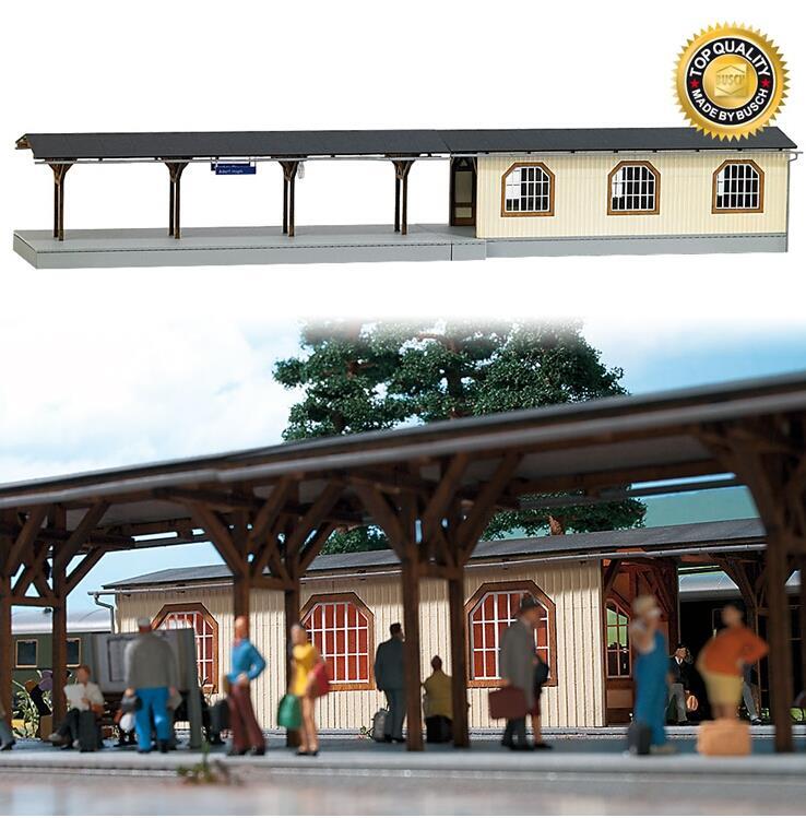 Busch 1467 Bahnsteig »Adorf« mit Unterführung