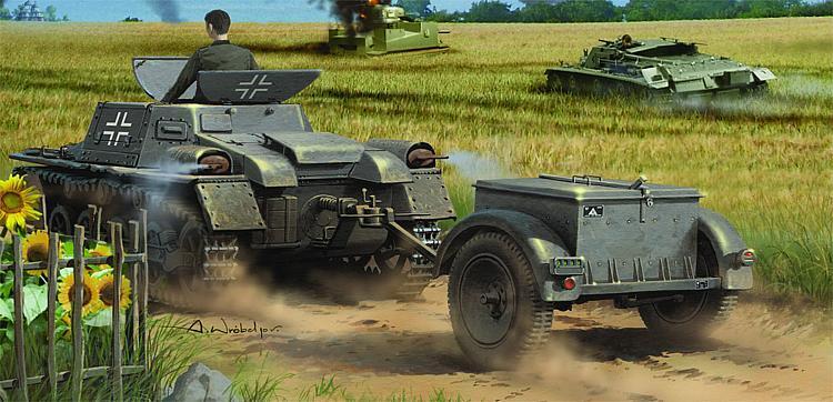 Hobby Boss 380146 1/35 Munitionsschlepper auf Panzerkampfwagen I, Ausf. A