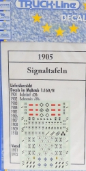 TL-Decals 1905 Signaltafeln