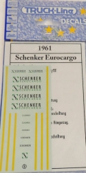 TL-Decals 1961 Schenker - Eurocargo