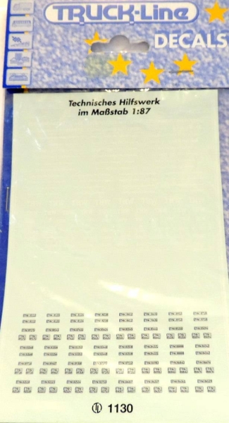 TL-Decals 1130 Technisches Hilfswerk