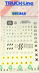 TL-Decals 1731 Signaltafeln