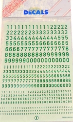 TL-Decals 2136 Zahlen - grün