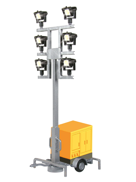 Viessmann 1343 H0 Leuchtgiraffe auf Anhänger mit 6 LEDs weiß