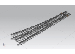 Piko 55171 Weiche WR mit Betonschwellen