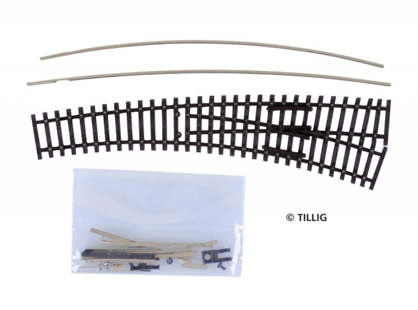 Tillig 83413 Innenbogenweiche rechts, Bausatz