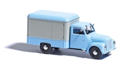 Busch 52001 Framo V901/2 Kofferwagen blau/weiß