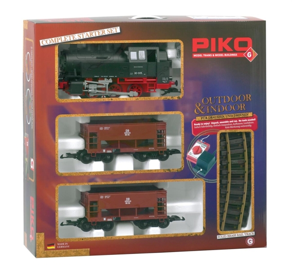 Piko 37100 Start-Set Güterzug mit BR 80