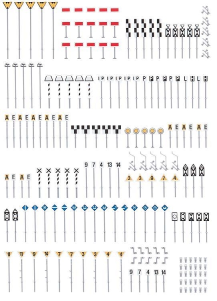 Faller 120298 Streckenschilder-Set