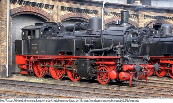 Fischer-Modell 21010705 Tenderlokomotive BR 74 DR -DC Digital
