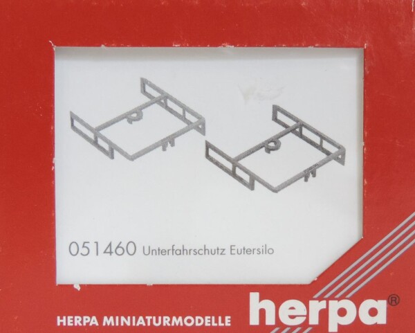 Herpa 051460 U-Schutz für Eutersiloauflieger (3x rot/3x schwarz)