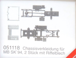 Herpa 051118 Chassisverkleidung Mercedes-Benz SK ?94, 2...