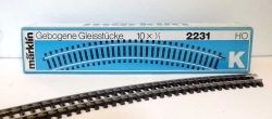 Märklin 02231 Gleis gebogen - Radius 424,6 mm -30 Grad