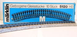 Märklin 5120 Gebogenes Gleis Industriekreis, Radius 286...