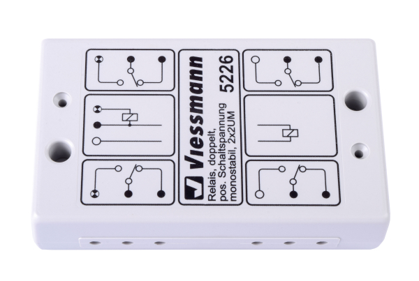 Viessmann 5226 Relais, monostabil, 2 x 2UM,positiver Schaltimpuls