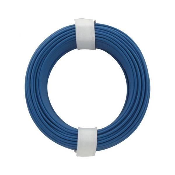 776156 Kupferschalt Draht 0,5 mm blau - 10 m