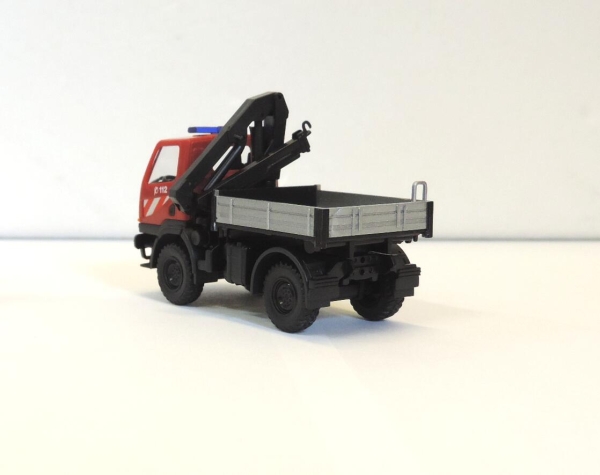 Wiking 060131 Feuerwehr - Unimog U 20 mit Ladekran