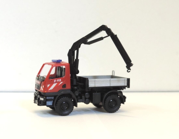 Wiking 060131 Feuerwehr - Unimog U 20 mit Ladekran