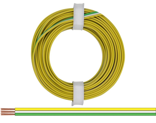 318-354 - Drillingslitze 0,14 mm² / 5 m gelb - weiss - grün