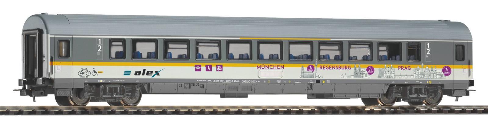 Piko 58676 Personenwagen Alex 1./2. Kl neues Design VI