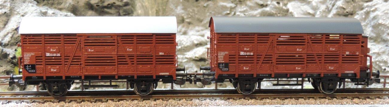 Piko 58367 2er Set Verschlagwagen DR III