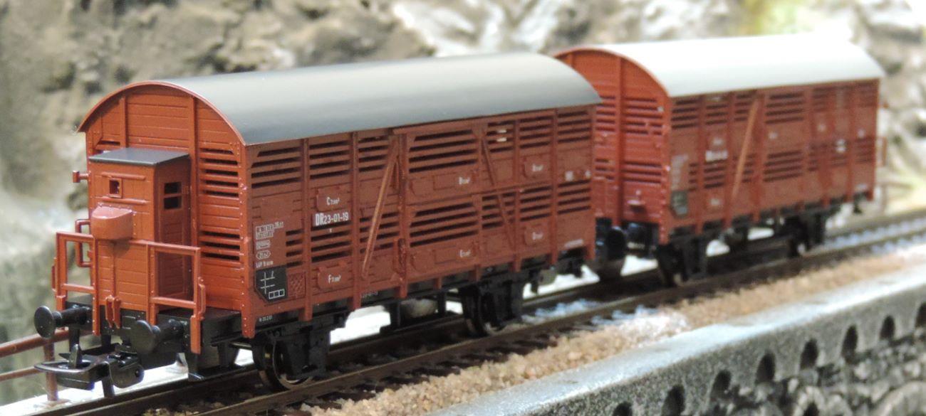 Piko 58367 2er Set Verschlagwagen DR III