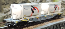 Roco 76943 Containertragwagen + Holcim Tankcontainer