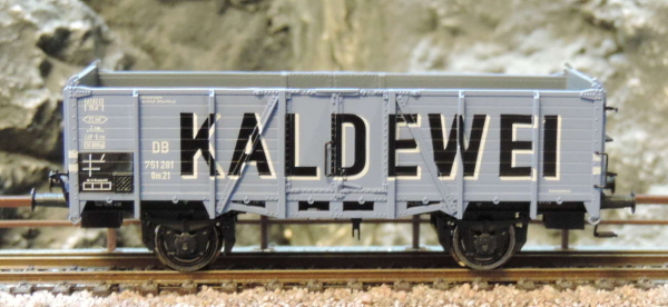 Brawa 48438 Offener Güterwagen Om 21 DB, Kaldewei