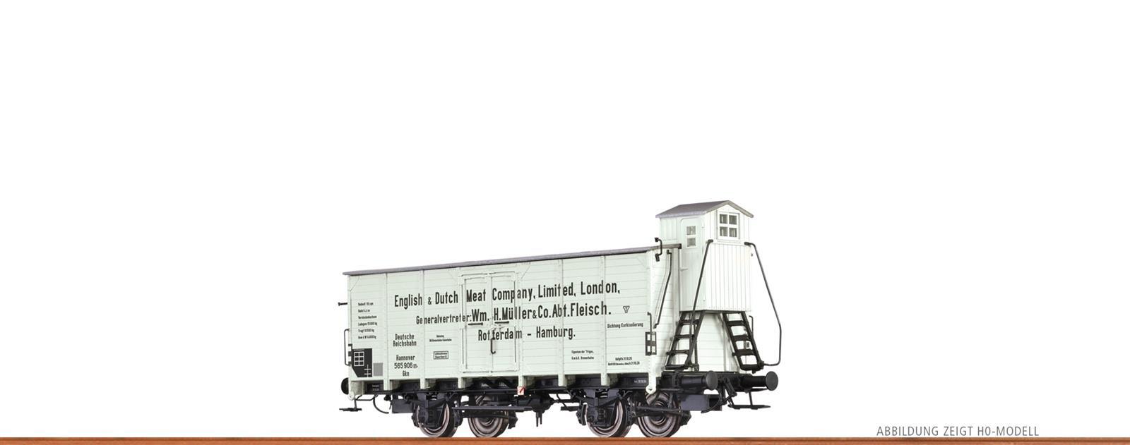 Brawa 67459 N Bierwagen Gkn DRG, II, Meat Co.