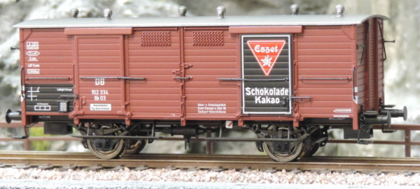 Brawa 48665 Gedeckter Güterwagen Gh03 „Eßzet” der DB