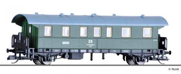 Tillig 13020 Reisezugwagen 2. Klasse Baaitr mit Traglastenabteil der DR, Ep. IV