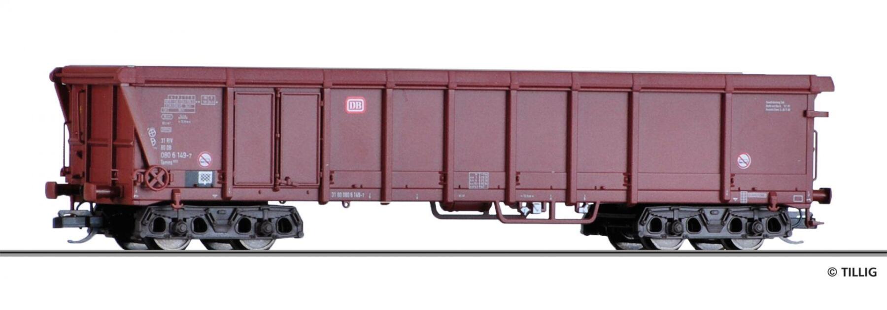Tillig 15721 Rolldachwagen Tamns 893 der DB