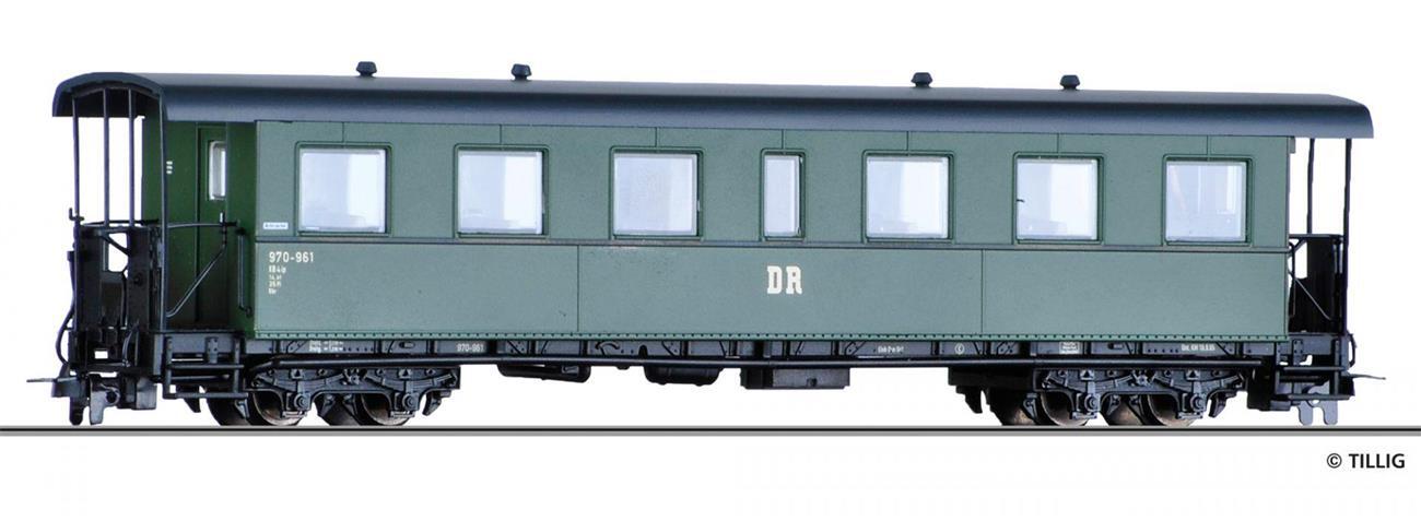 Tillig 03980 Personenwagen KB4ip der DR, Ep. III -FORMNEUHEIT-