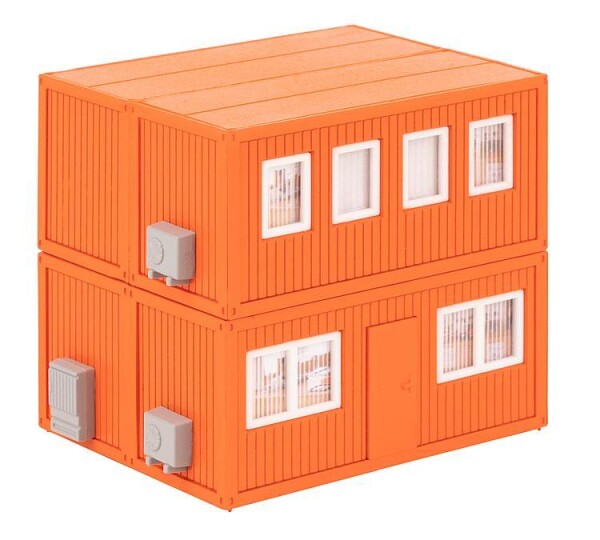 Faller 130135 4 Baucontainer, orange