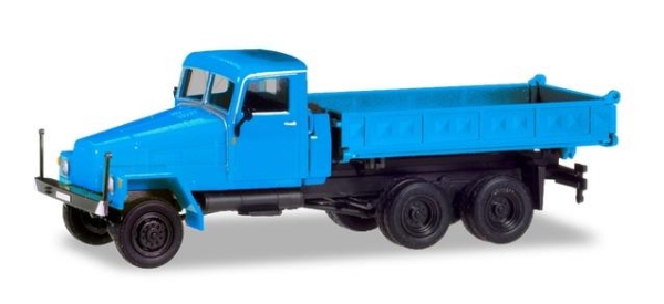 Herpa 308670 IFA G5 Dreiseitenkipper, blau (Ge?nderte Kabine und neuer Aufbau)