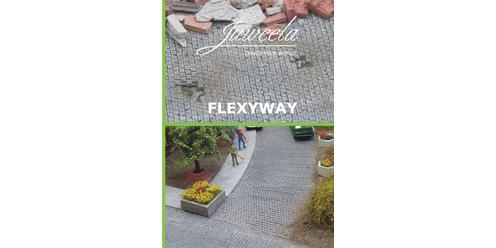 Juweela 28259 1:87 FLEXYWAY Pflasterstraße Altstadt Kopfstein 1x Gerade