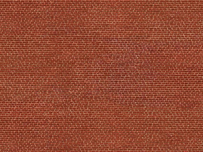 Noch 56610 3D-Kartonplatte Klinker - rot