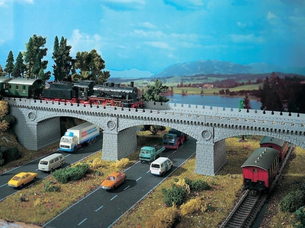 Vollmer 42551 H0 Steinbogenbrücke