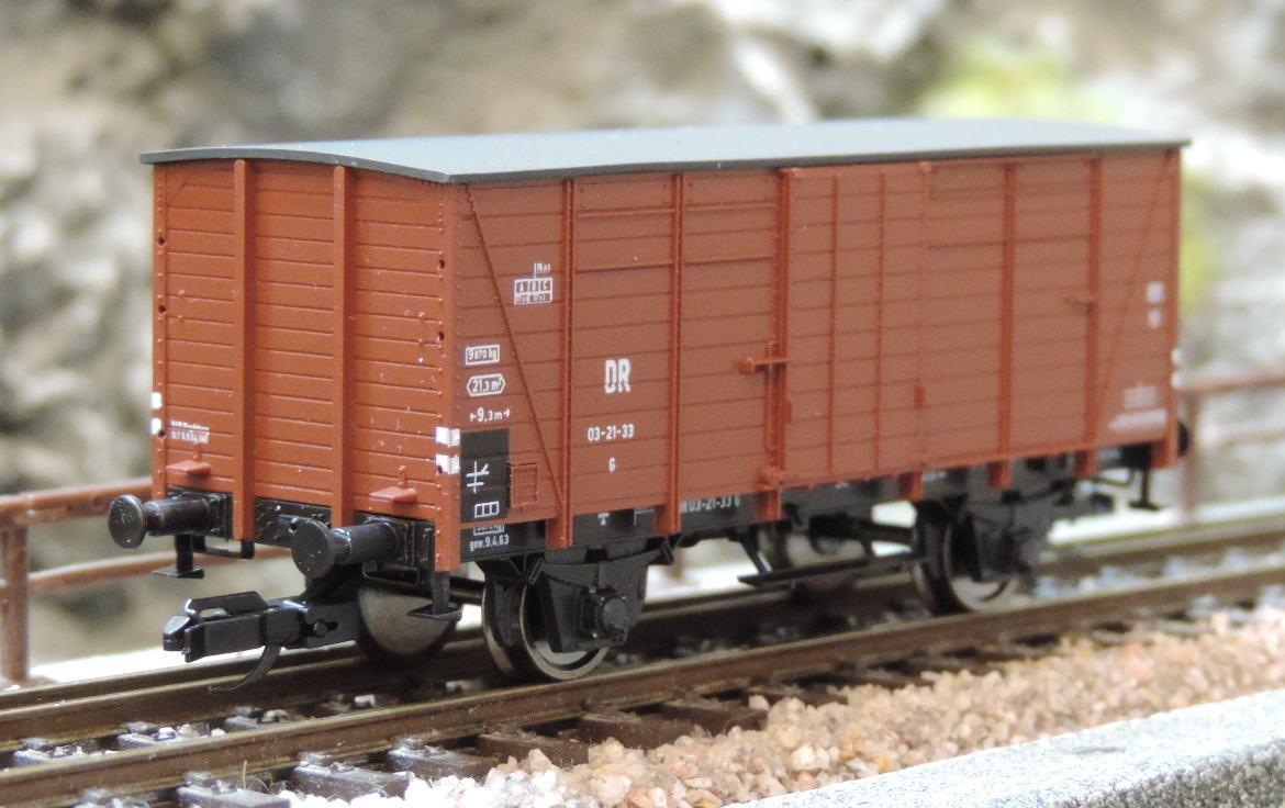 Hädl 113923 FlachdachGüterwagen sächs. Bauart, G der DR