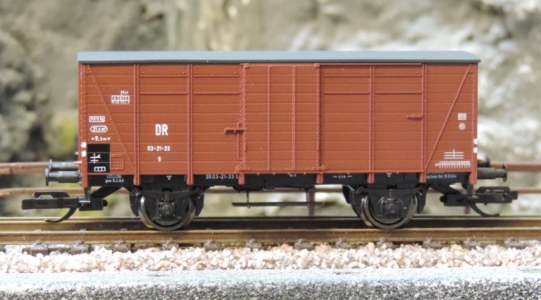 Hädl 113923 FlachdachGüterwagen sächs. Bauart, G der DR