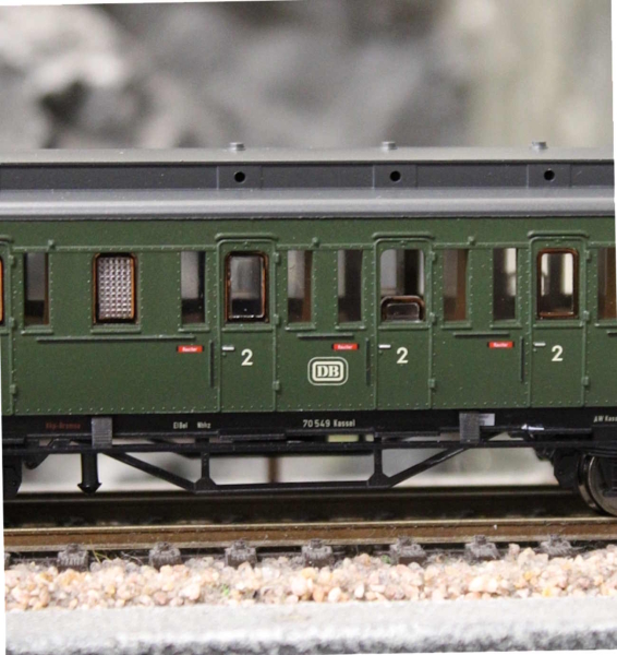 Tillig 13050 Reisezugwagen 2. Klasse, Bauart C pr-21, der DB, Ep. III -FORMVARIANTE-