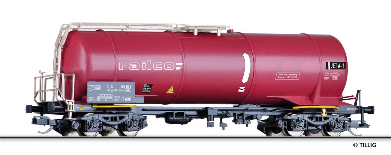 Tillig 18460 Kesselwagen Zacns der RAILCO (CZ)