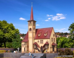 Vollmer 43769 H0 Dorfkirche Ditzingen