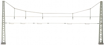 Sommerfeldt 618 0 Quertragwerk 700 mm, für 5 Gleise ( ohne Masten, max.Mastabstand 600 mm), Bausatz
